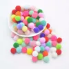 20PSCSewing Notions Tools 100 10mm polyester fiber elastic balls used for handmade hats shoes dolls decorations DIY craftsmanship baby bow accessories P230524