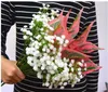 Kwiaty dekoracyjne 54 cm sztuczny plastikowy gipsophila DIY Kwiatowe bukiety aranżacje na wesele domowe do dekoracji prysznicowe zapasy prysznicowe