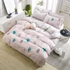 Set di biancheria da letto Flower Biancheria da letto confortevole Biancheria da letto rosa semplice Biancheria da letto grande Biancheria da letto grande 230524