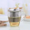 Edelstahl -Kaffee -Teesieb mit großer Kapazität Infuser feines Netzsieger Filter an Teekannen Tassen Tassen steil