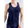 Hommes Débardeurs Casual Summer Bodybuilding Fitness Muscle Singlet Mans Vêtements Sans Manches Slim Fit Gilet Mesh QuickDrying 230524