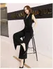 Gym Kleidung Marke Qualität Ärmellose Overalls Weibliche Sommer Frauen Mode Chiffon Body Strampler Dame Hohe Taille Flares Spitze Up