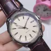 187 Eleganta herrklockor Top Brand Wristwatches Mechanical Automatic Watch Leather Strap Christmas Gifts Gift till Man Valentine's Day Present Montre de Luxe