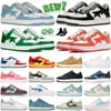 2023 Designer Casual Shoes Low for men Sneakers Patent Leather Black White Blue Camouflage Skateboarding jogging Sports Star Trainers