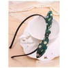 Fasce per capelli con stampa leopardata Fascia per capelli sottile a pois carino Colore caramella Orecchie di coniglio Gstg051 Mix Order Fashion Head Band Drop Delivery Jewel Dh9Tq