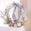 Couronnes De Fleurs Décoratives Guirlande De Mariage DIY 10cm / 15cm / 20cm Anneau De Rotin Guirlande Artificielle Plantes Séchées Cadre Pour La Maison Automne Noël D