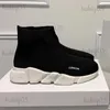 Sneaker Paris High Top Elastic Sock para mulheres com solas grossas Casual e versátil Sports Platform Shoes T230524