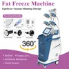 Máquina de adelgazamiento 2023 Cryolipolysis Reducción de grasa Máquina delgada 360 Cryo Criolipolisis Contorno corporal Equipo de lipólisis láser