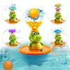 Baby Bath Toys Spray Water Shower Swim Pool Bathing Toy for Kids Electric Crocodile Bath Toy with Light Music LED Light Baby Toy