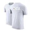 T-shirts pour hommes CZ Ceska Zbrojovka 2023 Hommes d'été à séchage rapide à manches courtes Sport Fitness Shirt Running Respirant Sportswear Tops