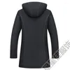 Piumino da uomo Plus 10XL 9XL 8XL 6XL Giacca invernale lunga e calda Uomo Abbigliamento antivento di marca Cappotto autunnale in cotone maschile Qualità Parka nero