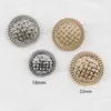 Sewing Notions Tools Hollow Crown Rest Metal 22mm/18mm Sweater Coat Decoration Button Accessories DIY 10Pcs/Lot JS-0501 P230523