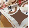 Luxury Women Square Scarf 2023 Summer New SILK Cute Rabbit Flowers Printed Geometric Versatility Neck rings Neckline Decoration Handbag Shawls