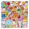 60Pcs Funny Pixel Stickers Pack Waterproof Vinyl Stickers Non-random for Car Bike Luggage Laptop Skateboard Scrapbook Water Bottle Decal