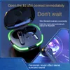 Pro60 Wireless Bluetooth hörlurar öronbuggar Mini Sport Bluetooth Headset Noise Refering Gaming Headset Ear Buds Intelligent Touch Control Earpiece Microphone