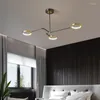 Kroonluchters moderne led kroonluchter luxe alle koperen eetkamer decoratie verlichtingsarmaturen woonslaapkamer thuis decor indoor verlichting