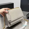 Designer-2023 Sunset Bag Chain Envelope Bag Fashion Versatile Shoulder Bag