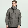 Jaktjackor 2023 Spring Jacket Male Tactical Men Windbreaker Ytterkläder Vandring och camping Cothes Waterproof