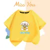 In The Summer Children's Cartoon Dog Choli Leisure Children 100% Cotton T-shirt