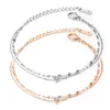 Link Armbänder FATE LOVE Modeschmuck Schöne süße Mädchen Frauen Kette Armreifen Silber Rose Gold Farbe GS1031