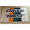 Bannervlaggen Op maat gemaakt cadeau 3x5ft Polyester vlag met Greddy Banner 3ftx5ft Moet patronen naar de klantenservice sturen