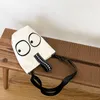 الأكياس المسائية VC Simple Cartoon Style Women Bucket Bag Passion Women's Canvas Counter Crossbody Cute Plates وحقائب اليد