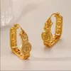 New designed Matte Statue Medieval Retro women Earrings Ear hoops studs Designer Jewelry E002e