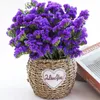 Decorative Flowers Dried Preserved Forget Me Not Bouquet Natural Lavender Bundle For Arrangements Wedding Table Decor