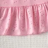 Girl Dresses 1st Birthday Dress Toddler BabyGirls Summer Pink Sleeveless Embroidered Sleeve Princess Little Girls Sweater