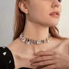 Chokers Zomer Punk Style Korte Shining Crystal Necklace Woman Personality Girl Club Party Fashion Accessories 230524