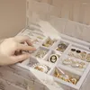 Storage Boxes Drawer Empty Makeup Organizer Large Multilayer Box Compartment Jewelry Organizador Maquillaje Home