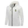 Tigres UANL Herren Jacken Herbst warmer Mantel Freizeit Outdoor Joggen Kapuzenpullover Voller Reißverschluss Langarm Lässige Sportjacke