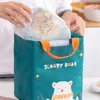 Backpacking Packs Cartoon Children's Portable Lunch Isolated Cooler Handbag Aluminium Foil Hot Work Food Bag Picnic Container P230524