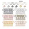 Keychains 1 Set 450Pcs Key Chain Metal With Jump Rings Screw Eye Pins Connector Charm Bulk Jewelry Accessories Earring Ornaments