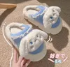 Ins Fashion – pantoufles en peluche Kuromi Melody cannelle, pantoufles chaudes pour la maison, cadeau de Festival, taille 35-40