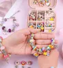 سوار Bangle DIY Make Make Set Beads Explsant accessories for Bracelet Necklace Jewelry Making Gifts Creative Christmas for Girl