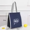 Backpacking Packs 1pc Portable Unisex Waterproof Food Picnic Box Isolated Women's Cooler Lunch Fresh Student Bento Bag P230524