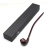 Smoking Pipes Fine carved red resin wooden pipe, fashionable and fashionable in Europe and America, long slender pipe