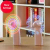 Ny Mini Night Light Handheld Fan Electric Fan Portable Desktop Cooling Auxiliary Battery Mini Gift för att ge gäster LED -lampor