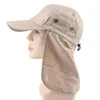 Chapeaux à large bord été extérieur Protection UV chapeau de soleil femmes hommes seau avec rabat de cou mâle longue pêche randonnée casquettes