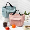 Backpacking Packar stor kapacitet Lunch Box Hot Waterproof Oxford Cooler Ice Women's Children's Picnic Bento School Food Storage Bag P230524