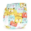 Cotton baby diapers printed breathable diaper white dots duck patterns with tightness leak proof go out autumn bathing trunks home diaper easy wash ba19 F23