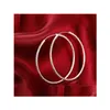 Hoop Huggie Womens 925 Sier Hie Earring Parring Scrub Sterling Talerz Kolki GSSE044 DOSTAWKA Biżuteria DH1GO