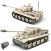 Blöcke Militärpanzer Serie Deutsch 131 LT-38 M4A1 Panther Panzer Soldat Bausteine WW2 Ziegel Armee Kinder Kinder Spielzeug Geschenke 230523