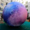 Beautiful Large Illuminated Inflatable Planet Balloon Huge Sphere Space Theme Ball With LED Light For Party Decoration