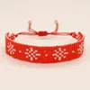 Link Armbanden Yastyt Christmas Gift Present Miyuki kralen voor vrouwen Sneeuwvlok Red Rope Lucky Jewelry Y2K Accessoires Trendy