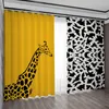 Kurtyna odpowiednia dla domowych ekologicznych projektantów 3D Loparda i Zebra Printing Salon Style europejski