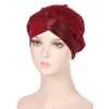 New Glitter Braids Turban Women Chemo Cap Muslim Hijab Hair Loss Cover Bonnet Hat Head Scarf Wrap Skullies Headwear Beanies Caps
