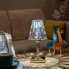 Lampy stołowe akrylowe lampa vintage USB ładowna oświetlenie wewnętrzne Diamond Dekoracyjne nocne sypialnia nocne światło nocne do salonu
