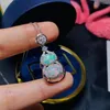 Boucles d'oreilles pendantes opale de feu fine pour les femmes 925 argent platine placage cristal zircone bijoux de mariage